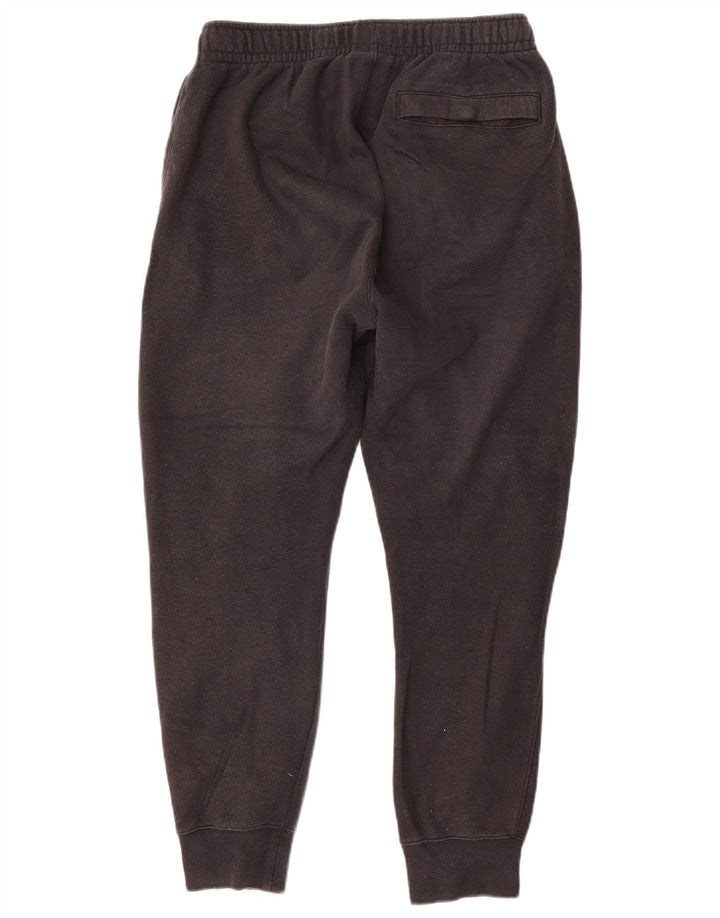 NIKE Mens Tracksuit Trousers Joggers Small Black Cotton