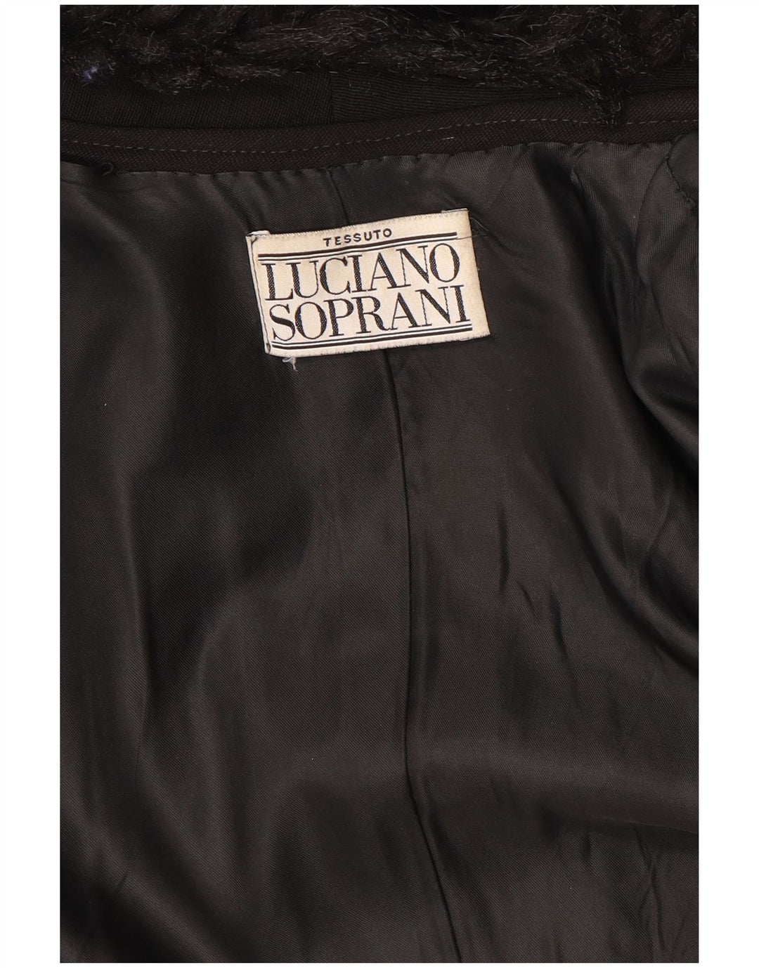 LUCIANO SOPRANI Womens 3 Button Blazer Jacket UK 16 Large Black