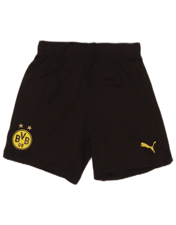 Puma Boys BVB Dortmund Sport Shorts 11-12 Years Black Polyester