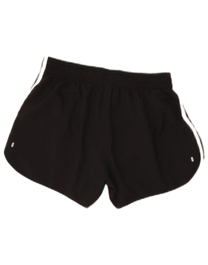 ADIDAS Womens Sport Shorts UK 10 Small  Black Polyester