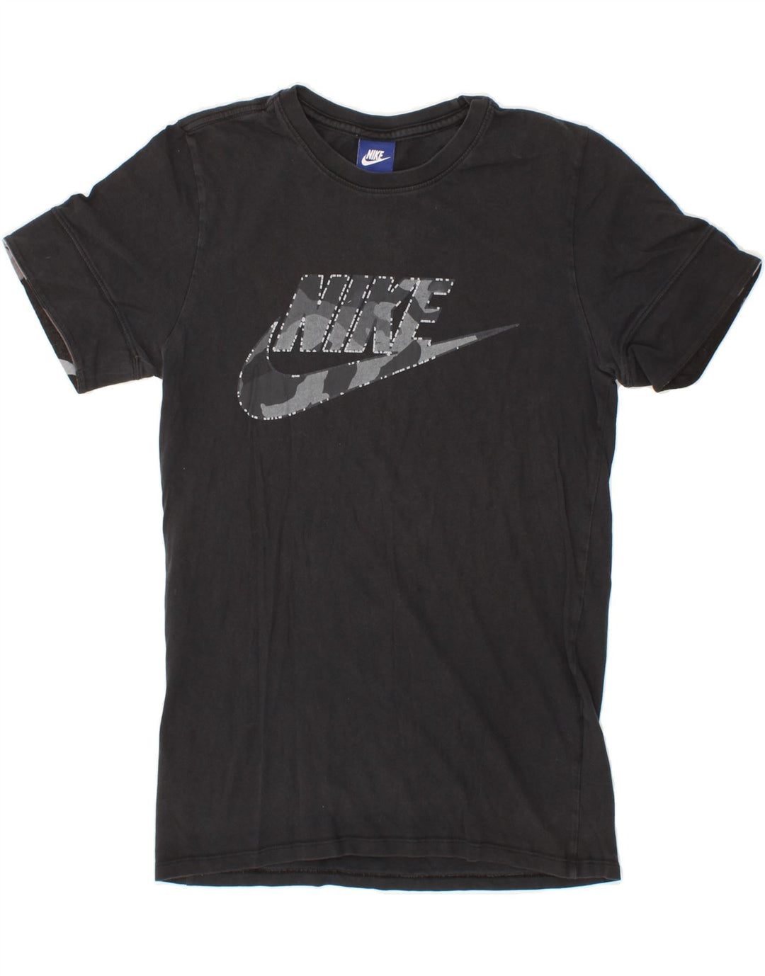 NIKE Mens Graphic T-Shirt Top Small Black Cotton Vintage Nike and Second-Hand Nike from Messina Hembry 