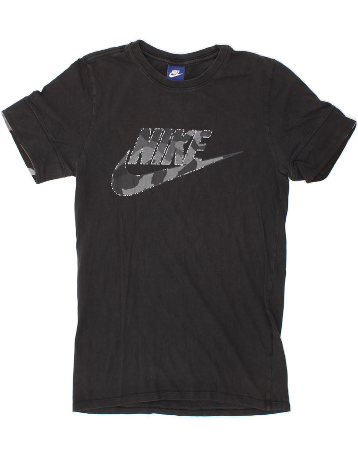 NIKE Mens Graphic T-Shirt Top Small Black Cotton Vintage Nike and Second-Hand Nike from Messina Hembry 