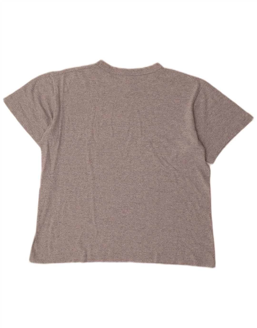 Champion Mens Graphic T-Shirt Top Large Grey Acrylic
