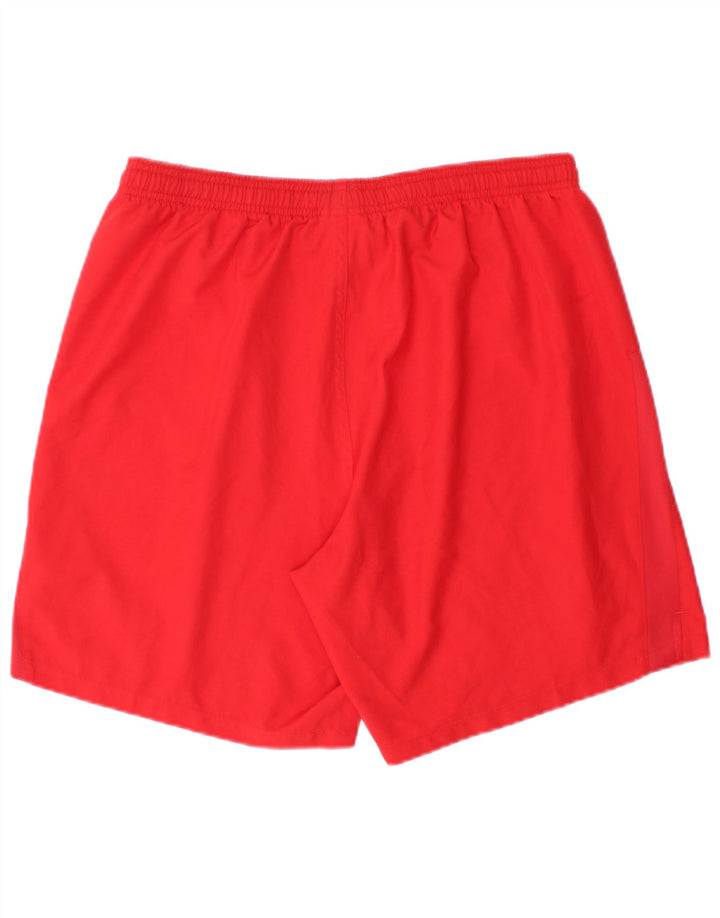 Umbro Mens Sport Shorts Large  Red Polyester