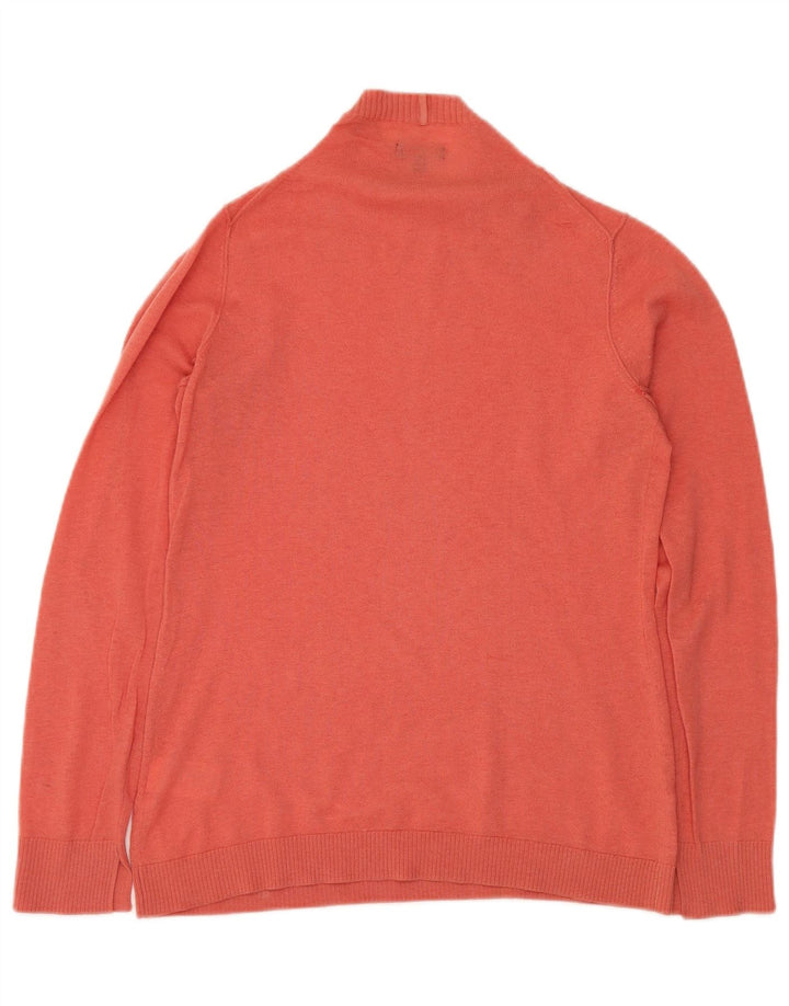 JIGSAW Womens Turtle Neck Jumper Sweater UK 12 Medium Pink Cashmere