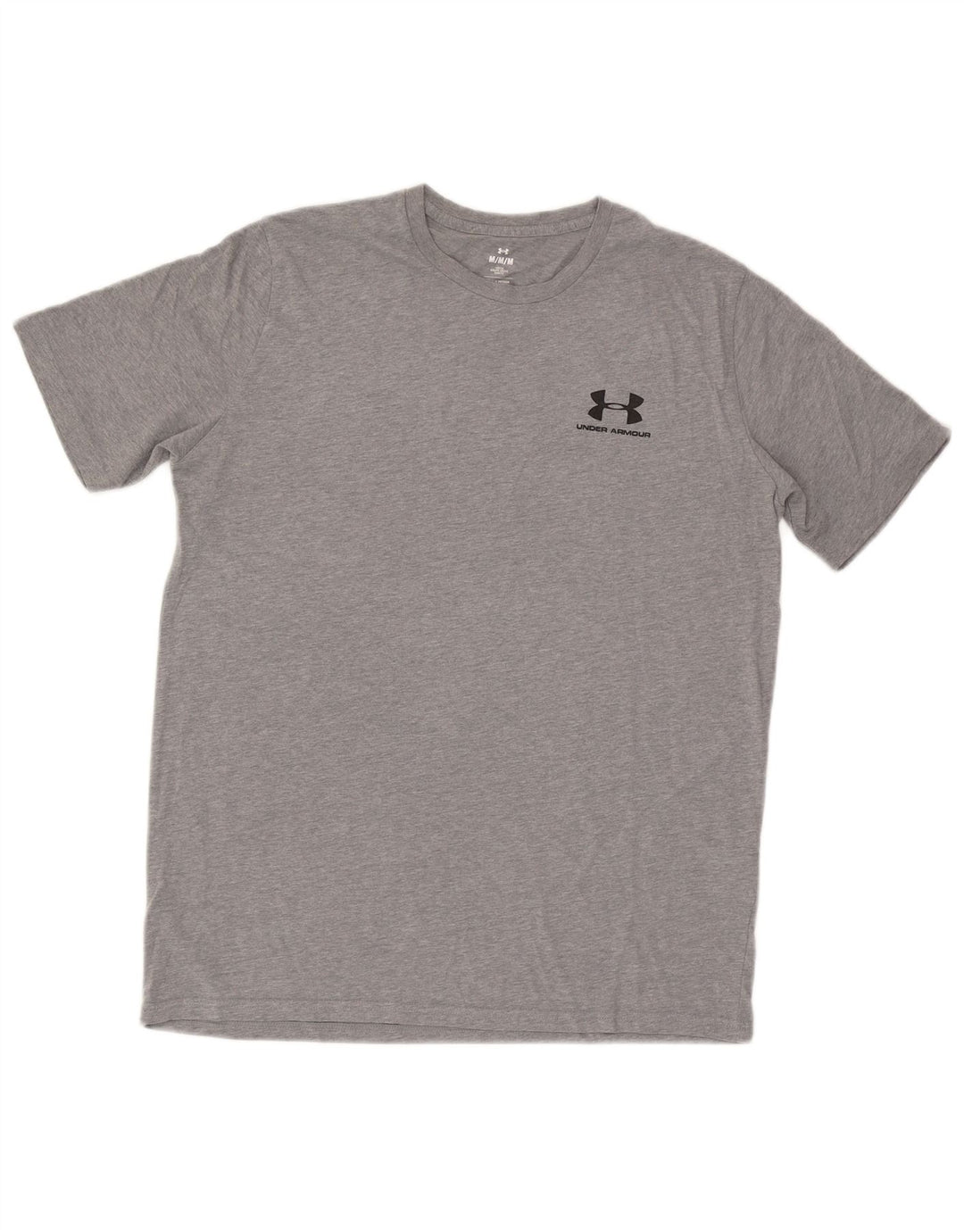 Under Armour Mens T-Shirt Top Medium Grey Cotton