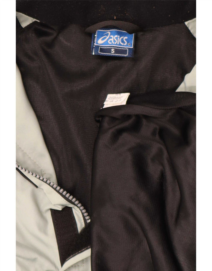 Asics Mens Loose Fit Pullover Rain Jacket UK 36 Small Grey Polyester