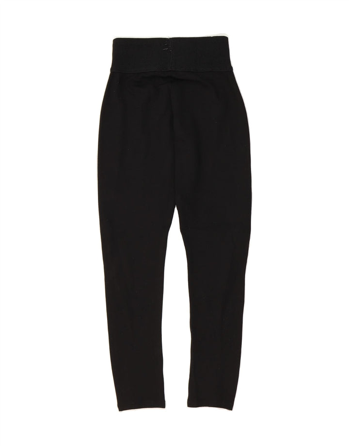 JANE NORMAN Womens Leggings UK 10 Small Black Viscose Vintage Jane Norman and Second-Hand Jane Norman from Messina Hembry 