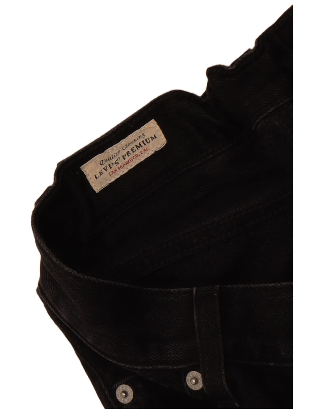Levi's Womens Wide Leg Jeans W26 L30 Black