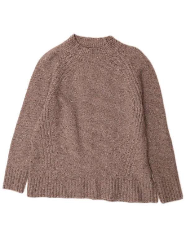 White Stuff Womens Turtle Neck Jumper Sweater UK 14 Large Grey Flecked