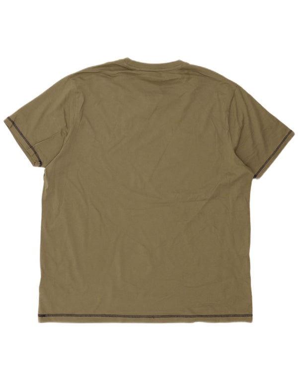 Penguin Mens T-Shirt Top 3XL Green Cotton