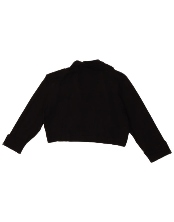 Phase Eight Womens 3/4 Sleeve Bolero Cardigan Sweater UK 12 Medium Black