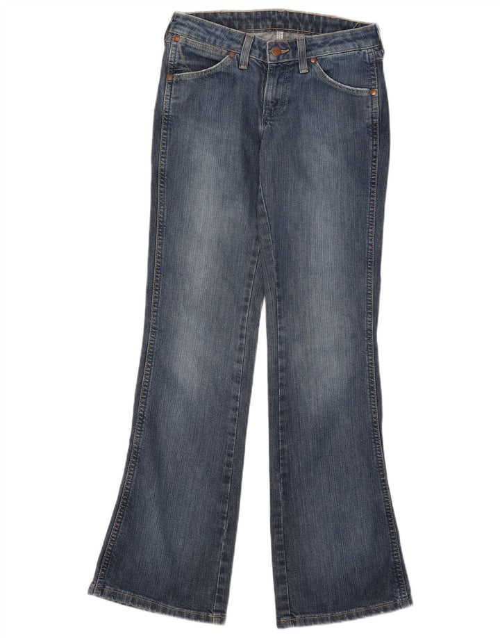 Wrangler Womens Eve Bootcut Jeans W28 L32 Blue Cotton