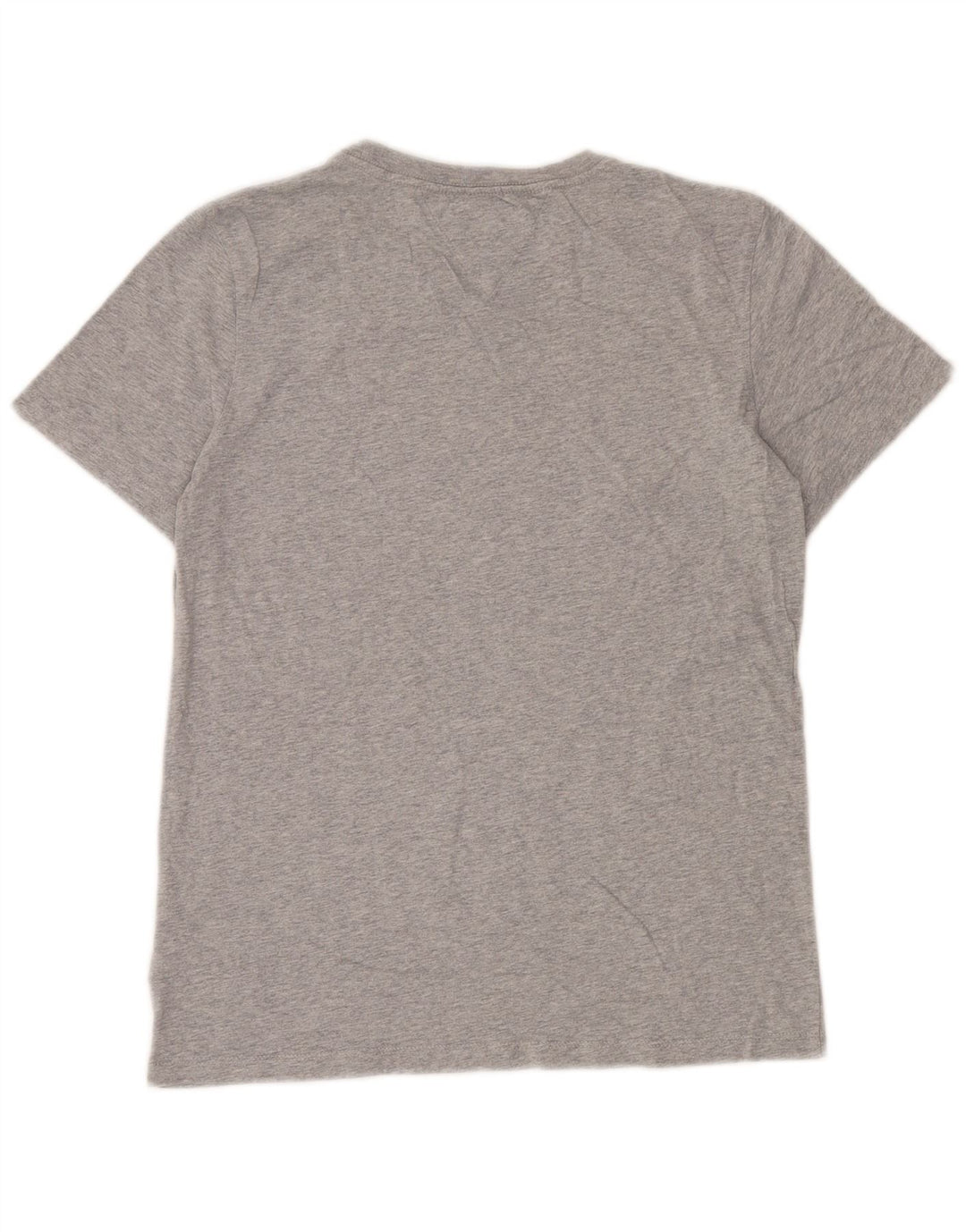 TOMMY HILFIGER Boys T-Shirt Top 15-16 Years Grey Flecked Cotton