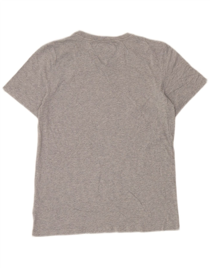 TOMMY HILFIGER Boys T-Shirt Top 15-16 Years Grey Flecked Cotton