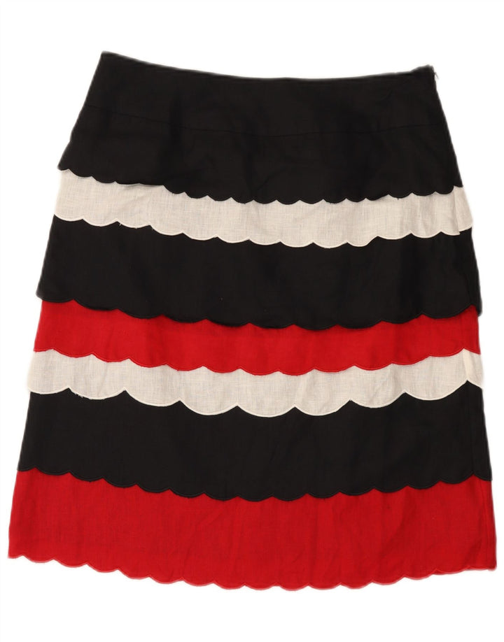 Marks & Spencer Womens Per Una Peplum Skirt UK 12 Medium W32 Multicoloured