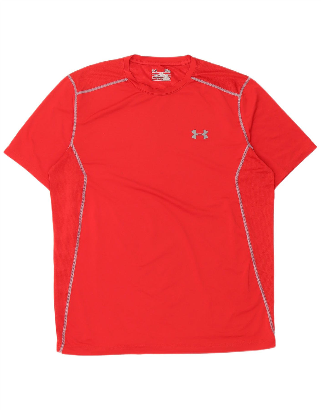 Under Armour Mens Heat Gear T-Shirt Top Large Red