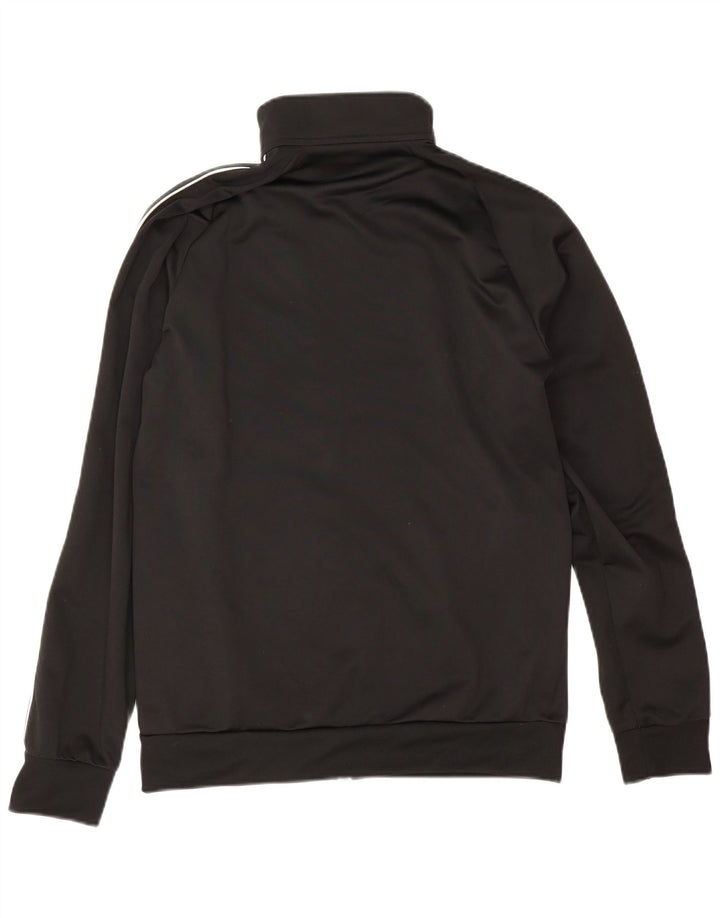 Adidas Girls Tracksuit Top Jacket 15-16 Years Black Polyester