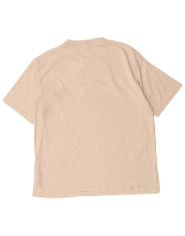Scotch & Soda Mens Graphic T-Shirt Top Small White Cotton