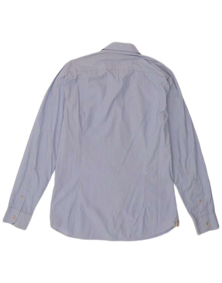 TED BAKER Mens Shirt Size 3 Medium Blue Cotton