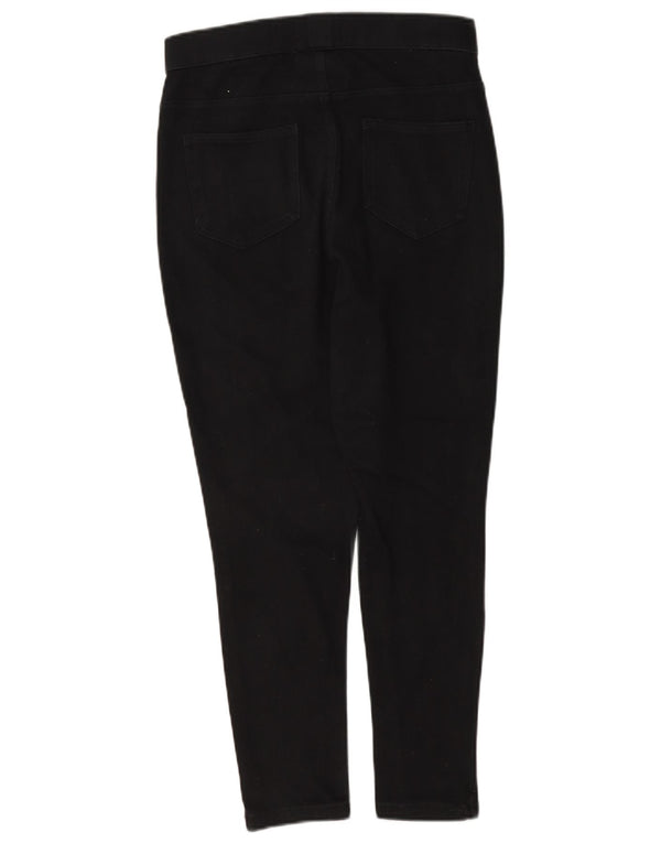 Marks & Spencer Womens Crop Jegging Jeans UK 10 Small W27 L24 Black Cotton
