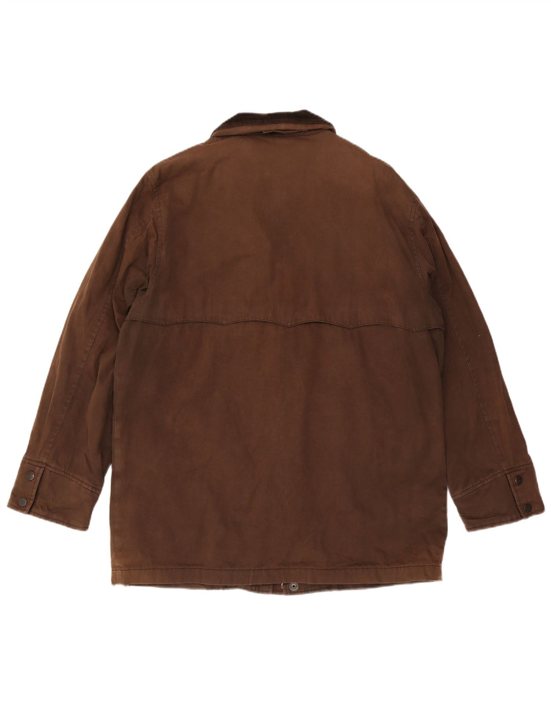 Gant Mens Hooded Utility Jacket UK 38 Medium Brown Cotton