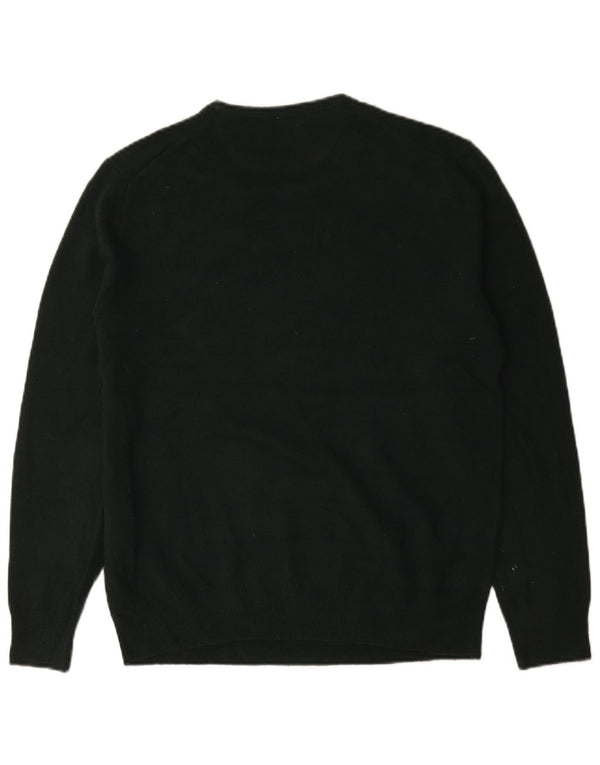 Polo Ralph Lauren Mens Crew Neck Jumper Sweater Small Green Wool