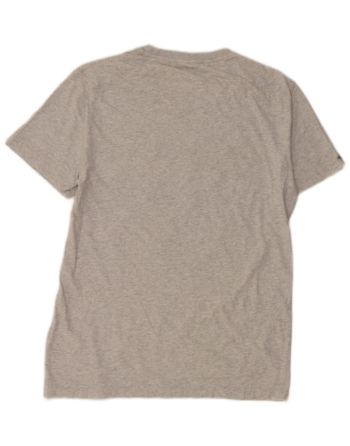 Superdry Mens Graphic T-Shirt Top Large Grey Cotton