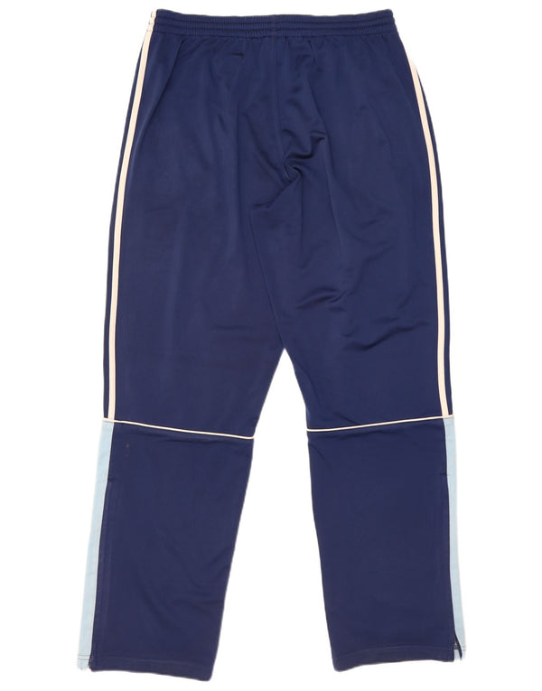 Adidas Mens Tracksuit Trousers UK 40/42 Medium Navy Blue Colourblock