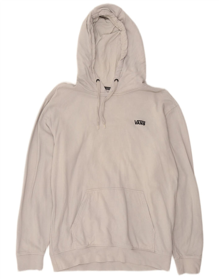 Vans Mens Hoodie Jumper Medium Grey Cotton