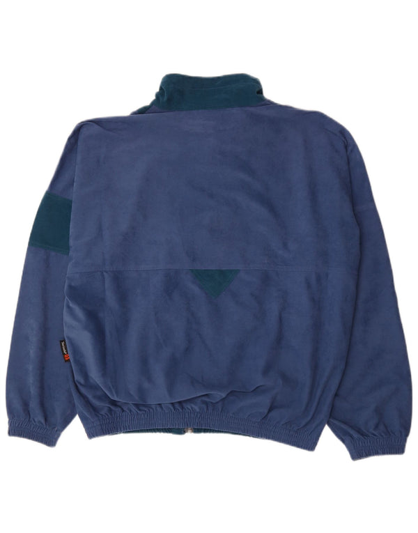 Great Escapes Mens Tracksuit Top Jacket IT 52 Large Blue Colourblock