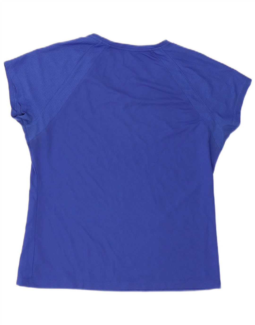 Reebok Womens T-Shirt Top UK 16 Large Blue Polyester