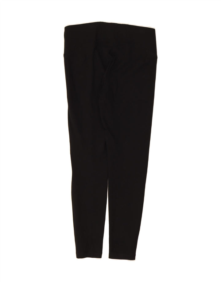 MARKS & SPENCER Womens Leggings UK 14 Medium  Black Viscose Vintage Marks & Spencer and Second-Hand Marks & Spencer from Messina Hembry 