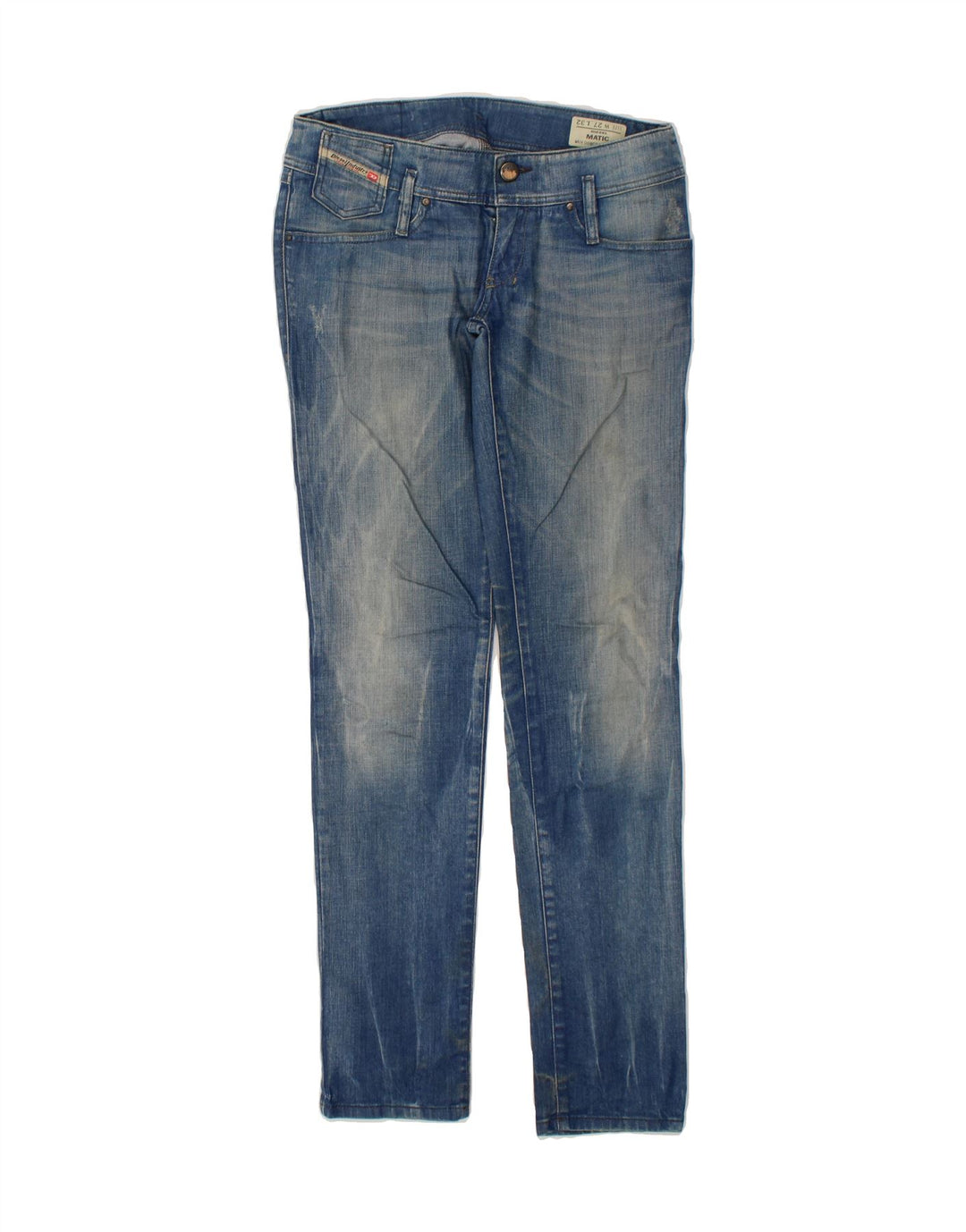 DIESEL Womens Matic Slim Jeans W27 L32 Blue Cotton Vintage Diesel and Second-Hand Diesel from Messina Hembry 