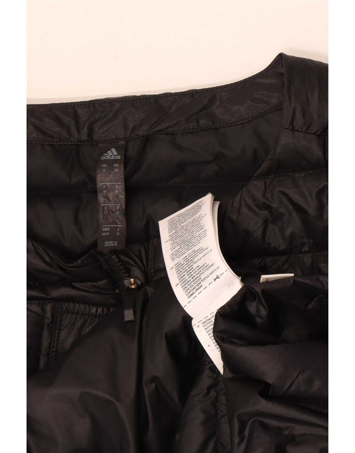Adidas Mens Padded Jacket UK 38 Medium Black Nylon
