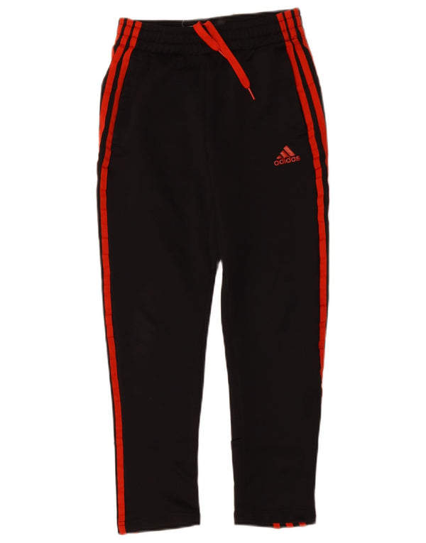 ADIDAS Boys Aeroready Tracksuit Trousers 9-10 Years  Black Polyester