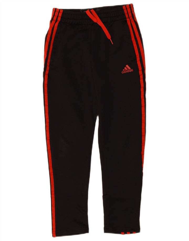 ADIDAS Boys Aeroready Tracksuit Trousers 9-10 Years  Black Polyester