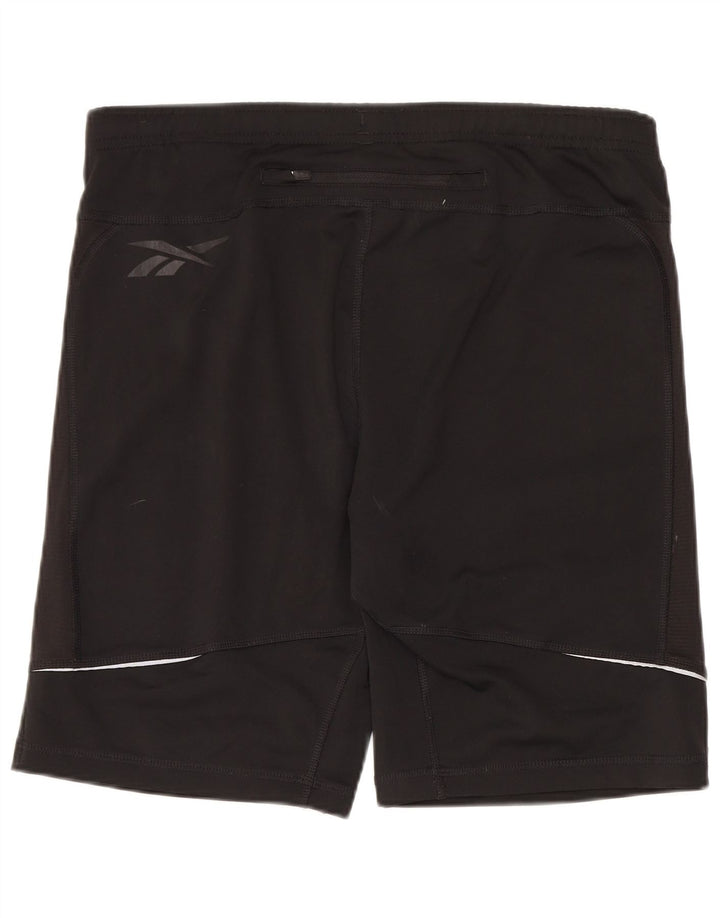 Reebok Mens Sport Shorts Large Black Polyester