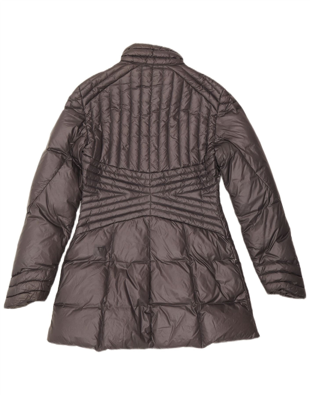 Armani Jeans Womens Padded Coat US 8 Medium Grey Polyamide