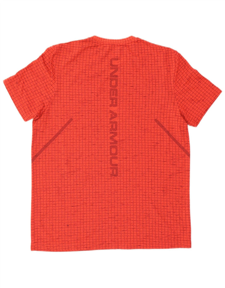 Under Armour Mens Graphic T-Shirt Top Large Red Nylon