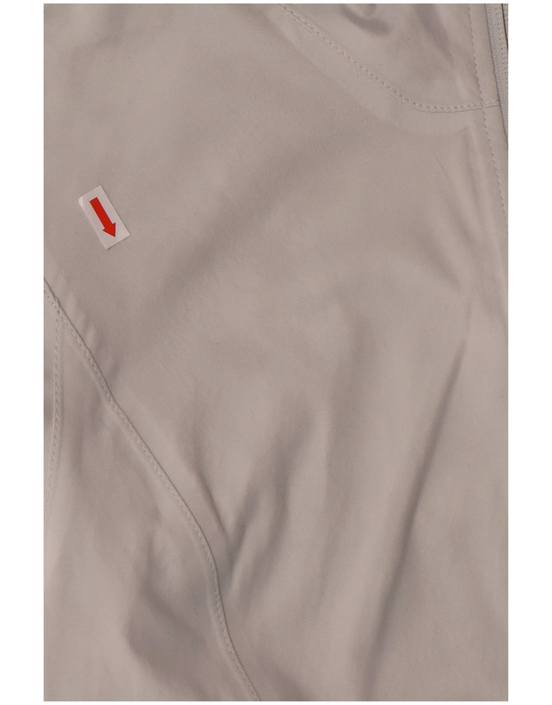 THE NORTH FACE Womens Hooded Rain Jacket UK 14 Large Grey Polyester