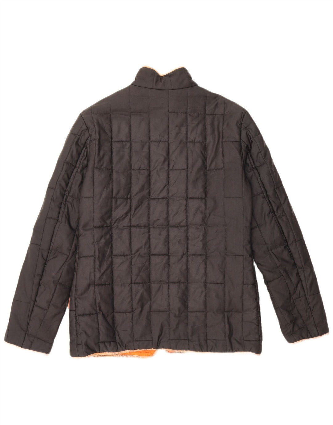 ALVIERO MARTINI Womens Quilted Jacket IT 42 Medium Black Polyester