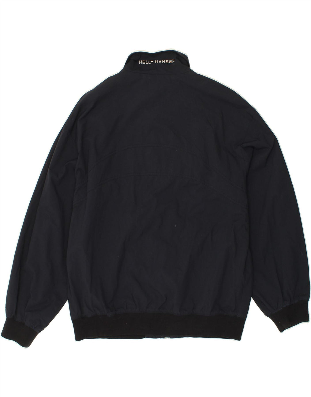 HELLY HANSEN Mens Tall Bomber Jacket UK 42 XL Navy Blue Polyester