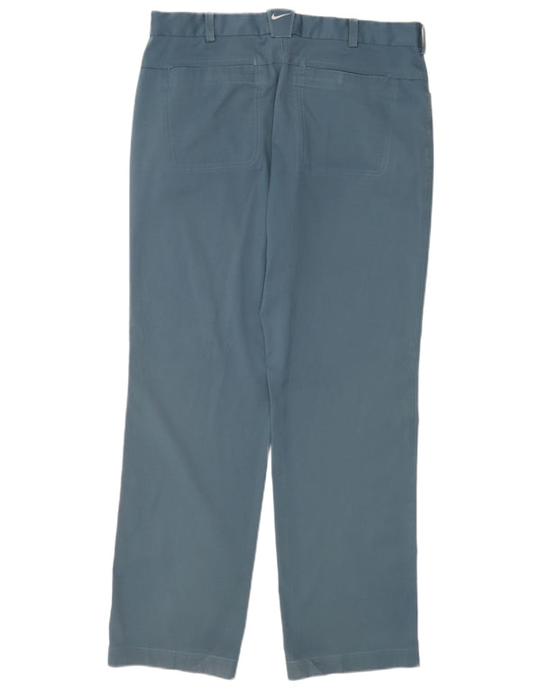 Nike Mens Golf Regular Trousers W34 L32 Blue Polyester