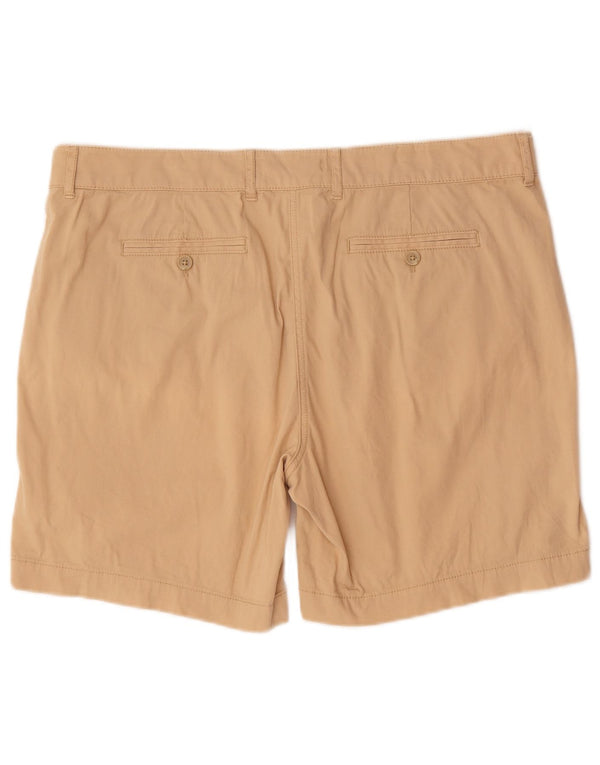 Marks & Spencer Womens Chino Shorts UK 16 Large W38  Beige Cotton