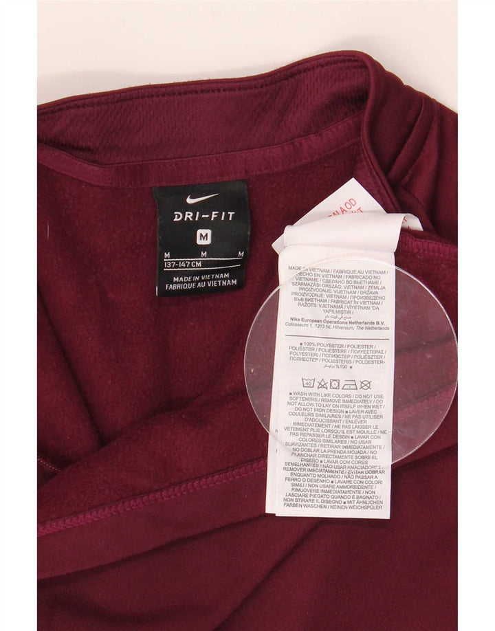 Nike Boys Graphic Pullover Tracksuit Top 10-11 Years Medium Burgundy