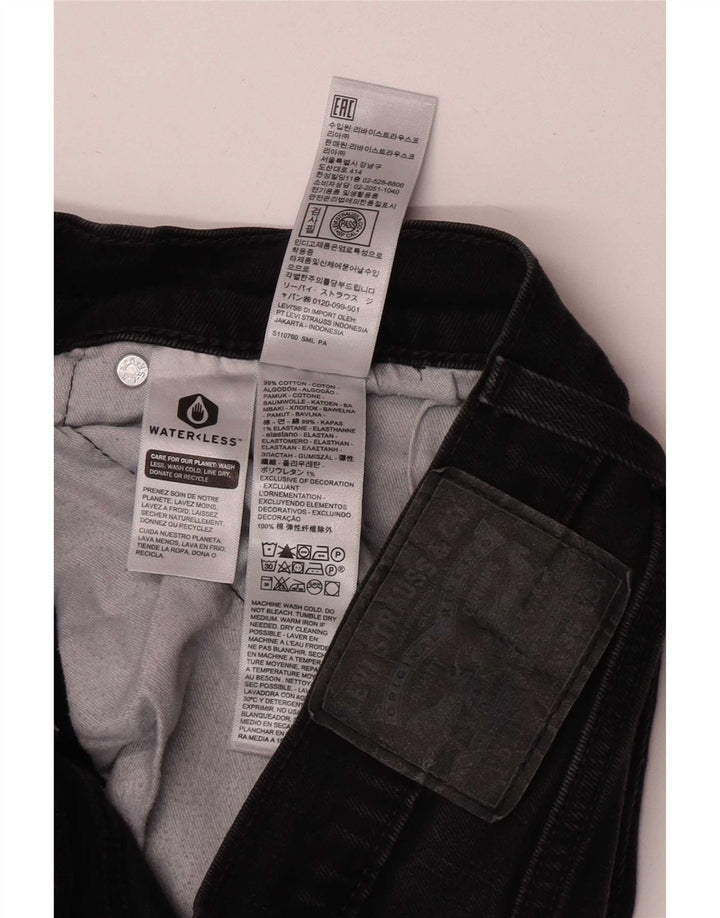 Levi's Mens 511 Slim Jeans W36 L34 Black Cotton