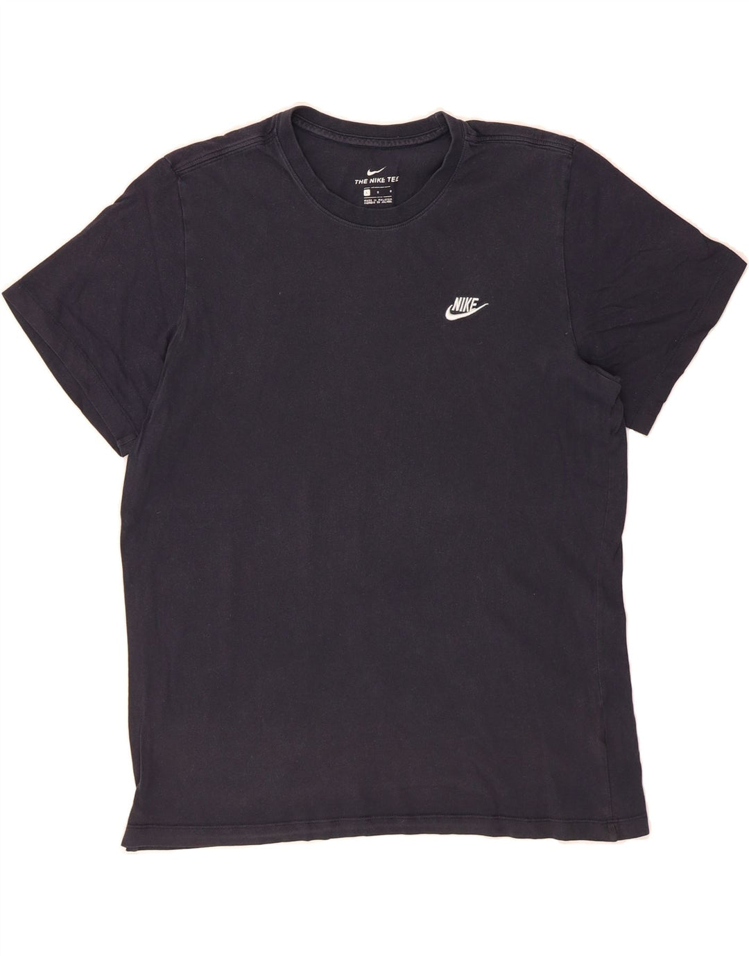NIKE Mens T-Shirt Top Large Navy Blue Cotton Vintage Nike and Second-Hand Nike from Messina Hembry 