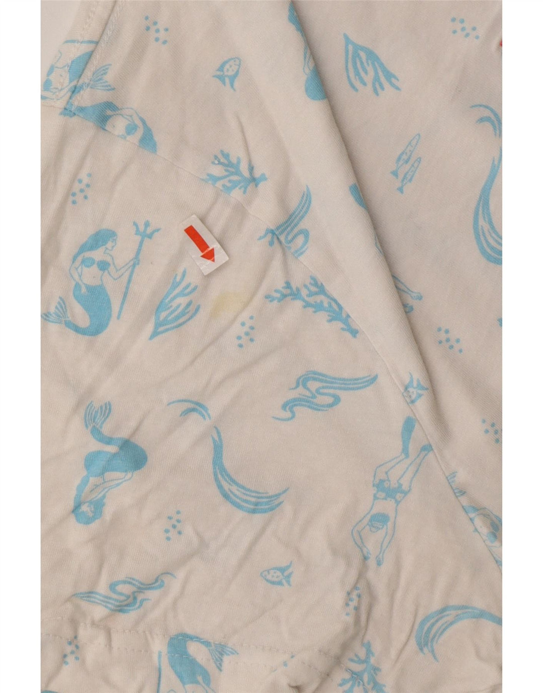 HURLEY Mens Graphic T-Shirt Top Medium White Cotton