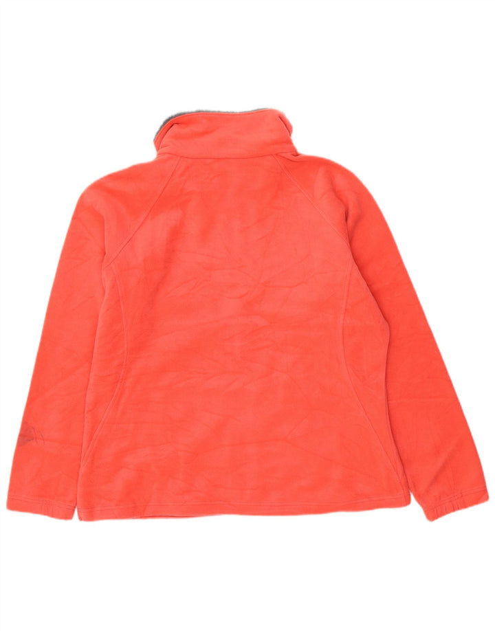 COLUMBIA Womens Fleece Jacket UK 18 XL Red Polyester